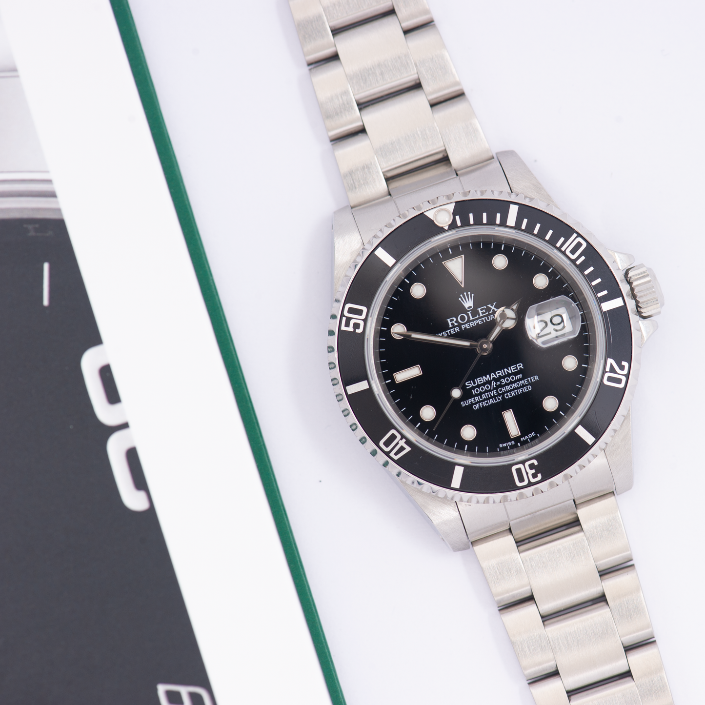 Rolex Oyster Perpetual Submariner 16610 Black Dial 1999