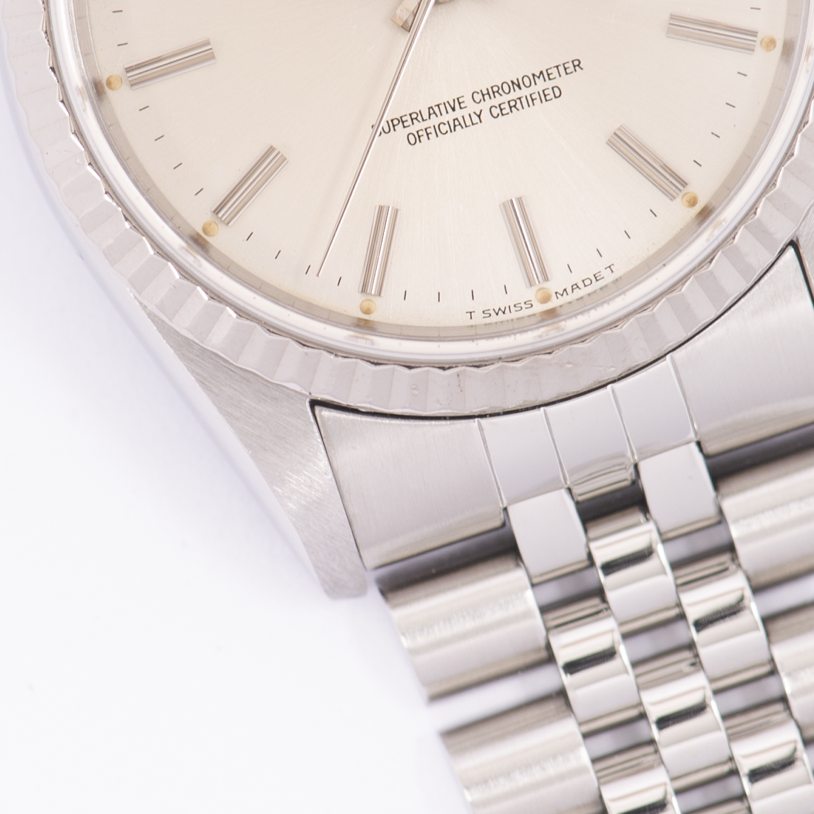 Rolex Oyster Perpetual Datejust 16234 Silver Stick Dial 1989