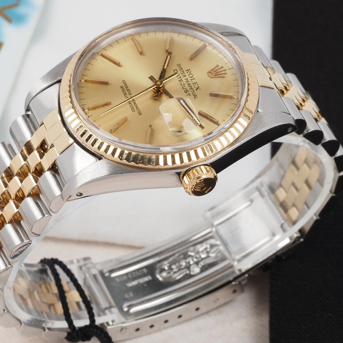 Rolex Oyster Perpetual Datejust 16013 Champagne Dial 1984