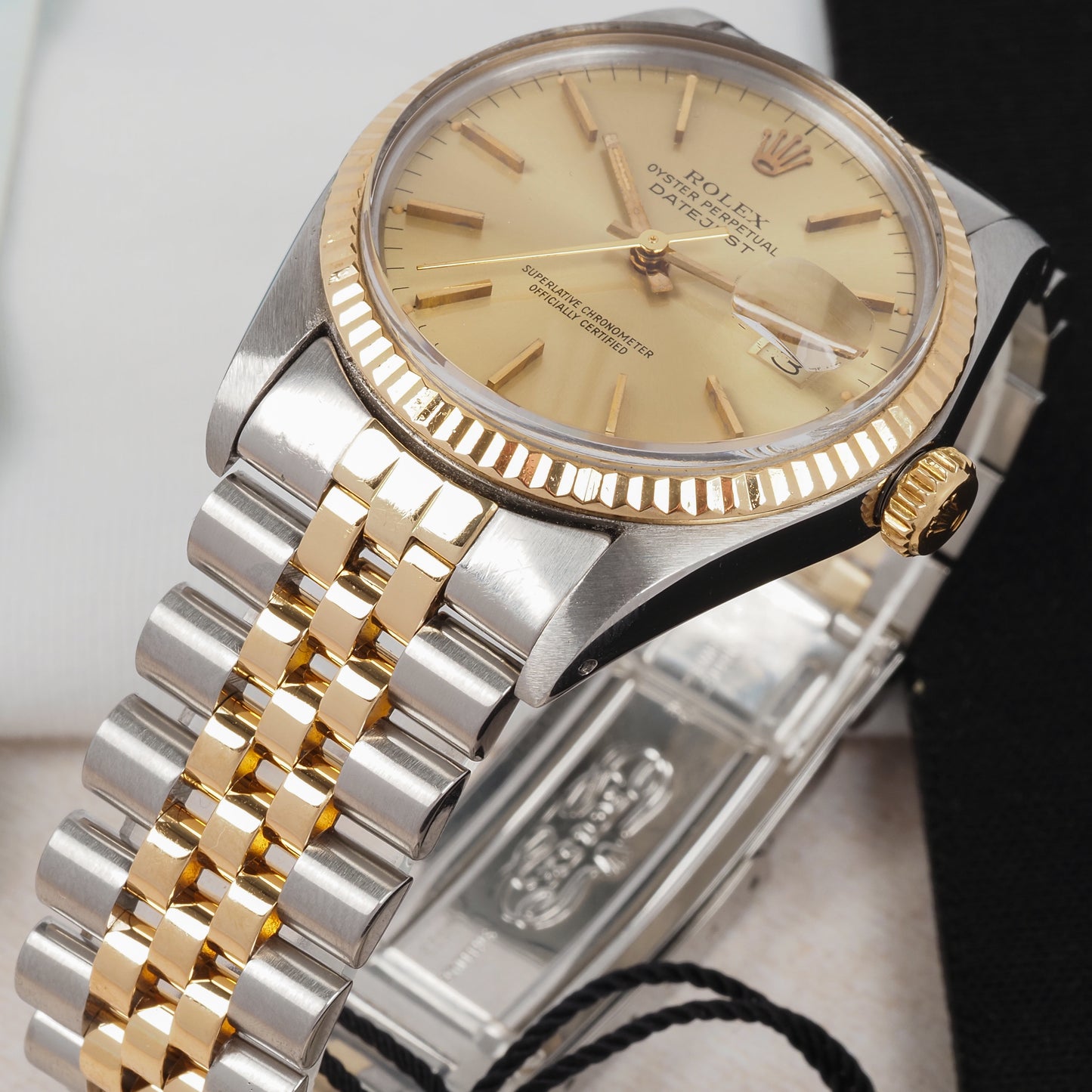 Rolex Oyster Perpetual Datejust 16013 Champagne Dial 1984