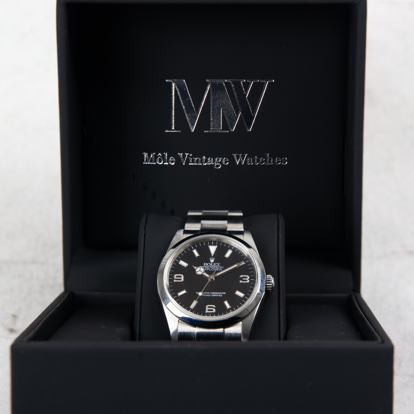 Rolex Oyster perpetual Explorer 114270 Black Dial 2004 With Papers