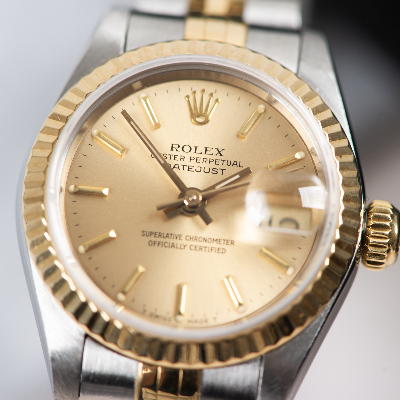 Rolex Oyster Perpetual Lady Datejust 69173 Champagne Dial 1995