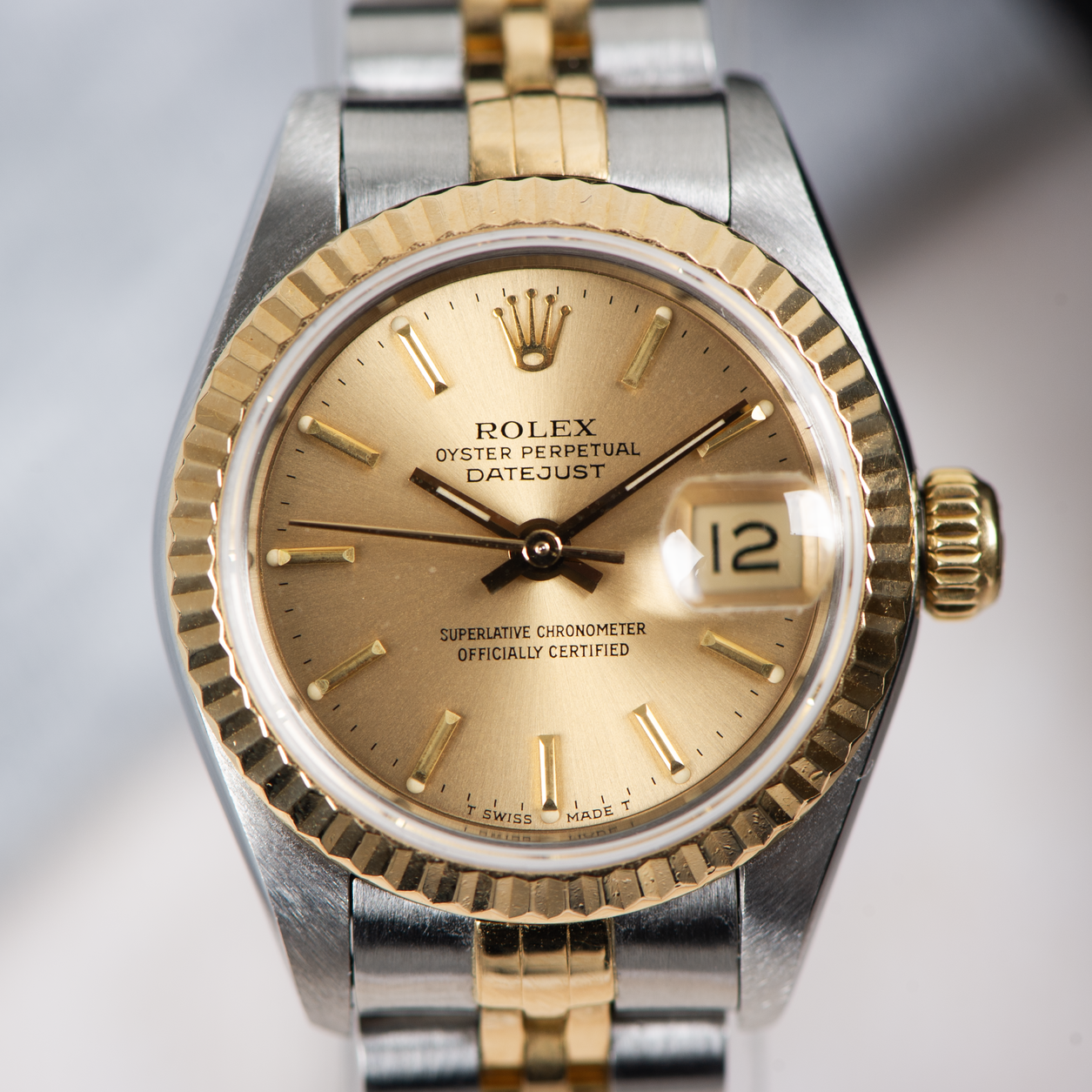 Rolex Oyster Perpetual Lady Datejust 69173 Champagne Dial 1995