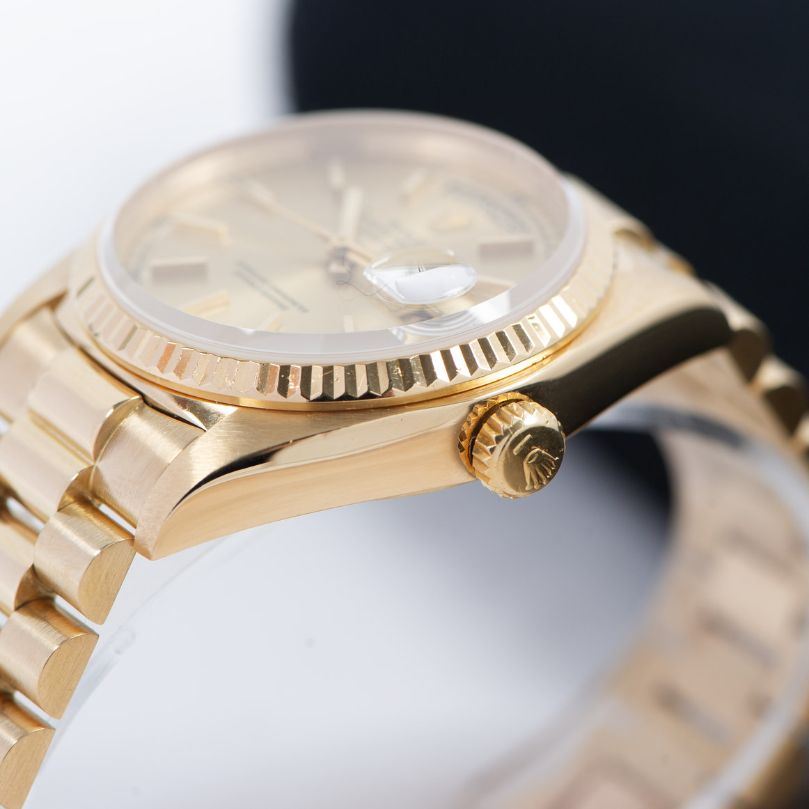 Rolex Oyster Perpetual Day-Date 18038 Champagne Dial 1980