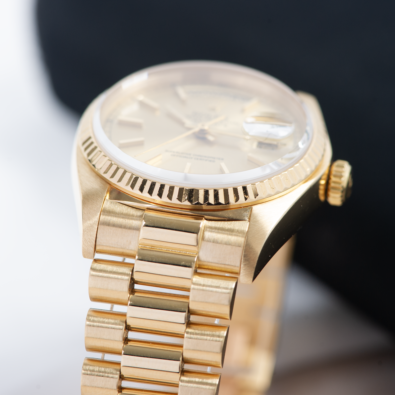 Rolex Oyster Perpetual Day-Date 18038 Champagne Dial 1980