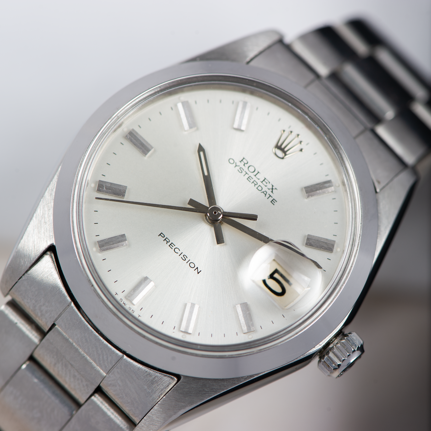 Rolex Oysterdate precision 6694 Silver Dial 1973