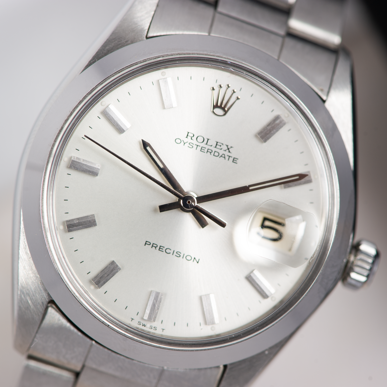 Rolex Oysterdate precision 6694 Silver Dial 1973