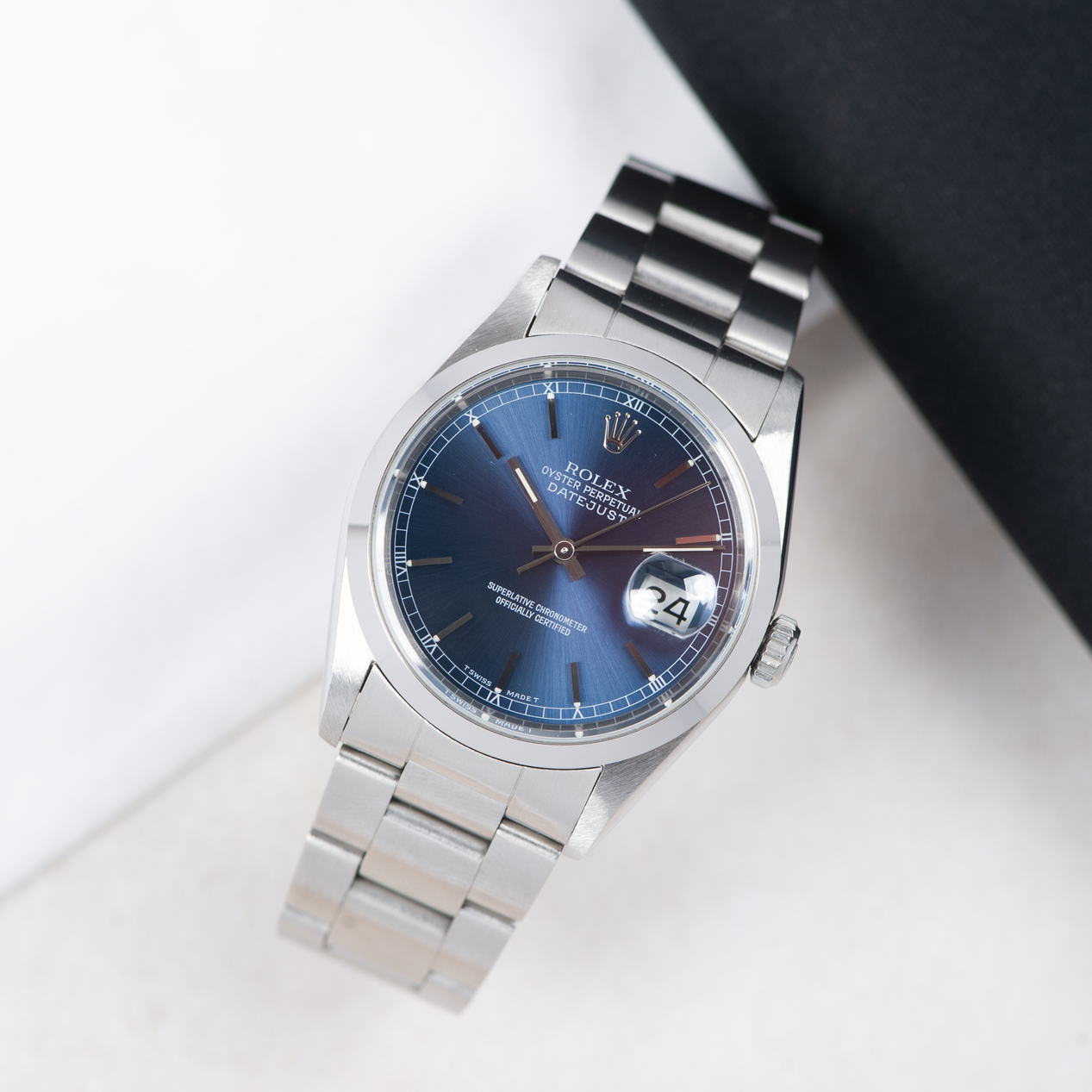 Rolex Oyster Perpetual datejust 16200 Blue Dial 1993