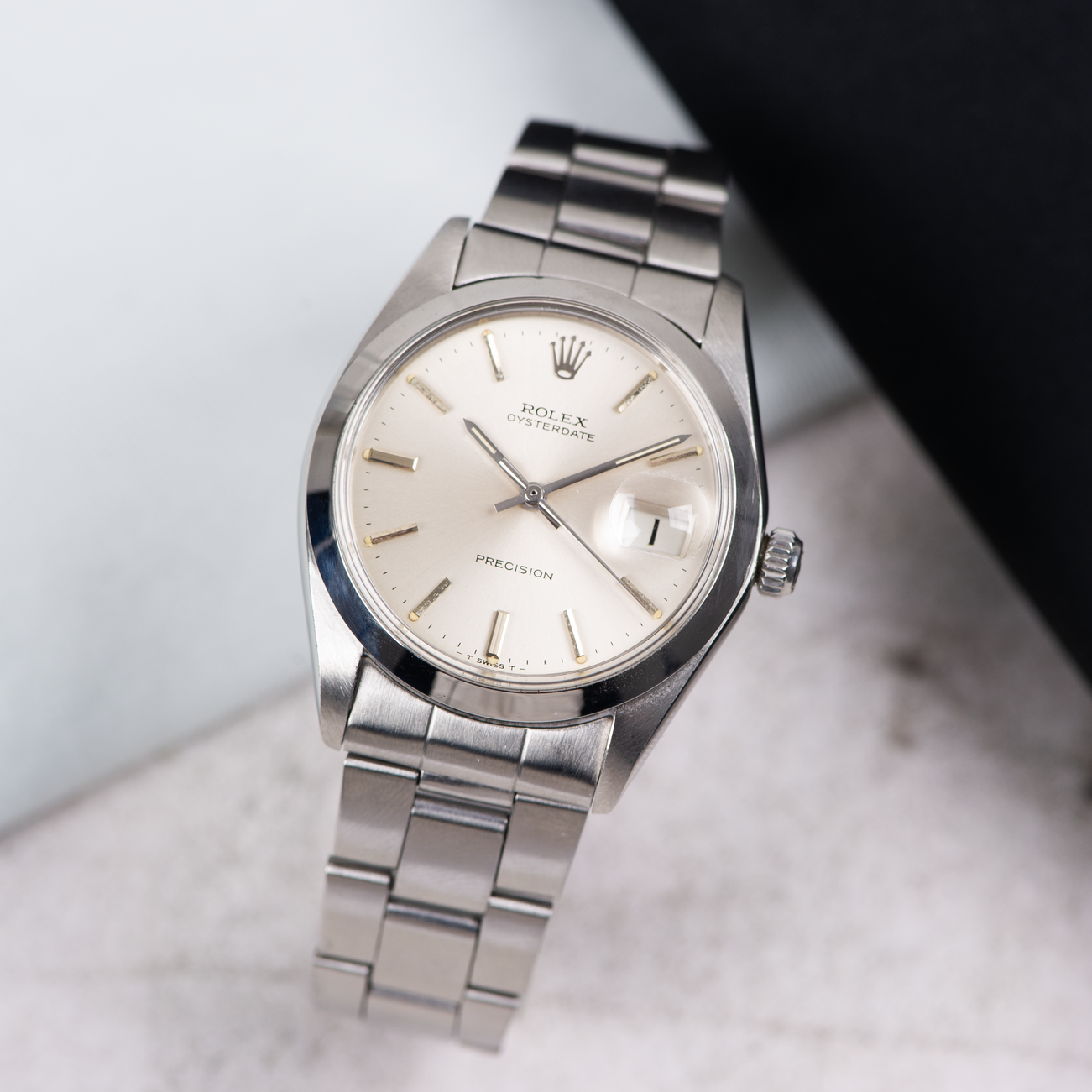 Rolex Oysterdate Precision 6694 Silver Dial 1972