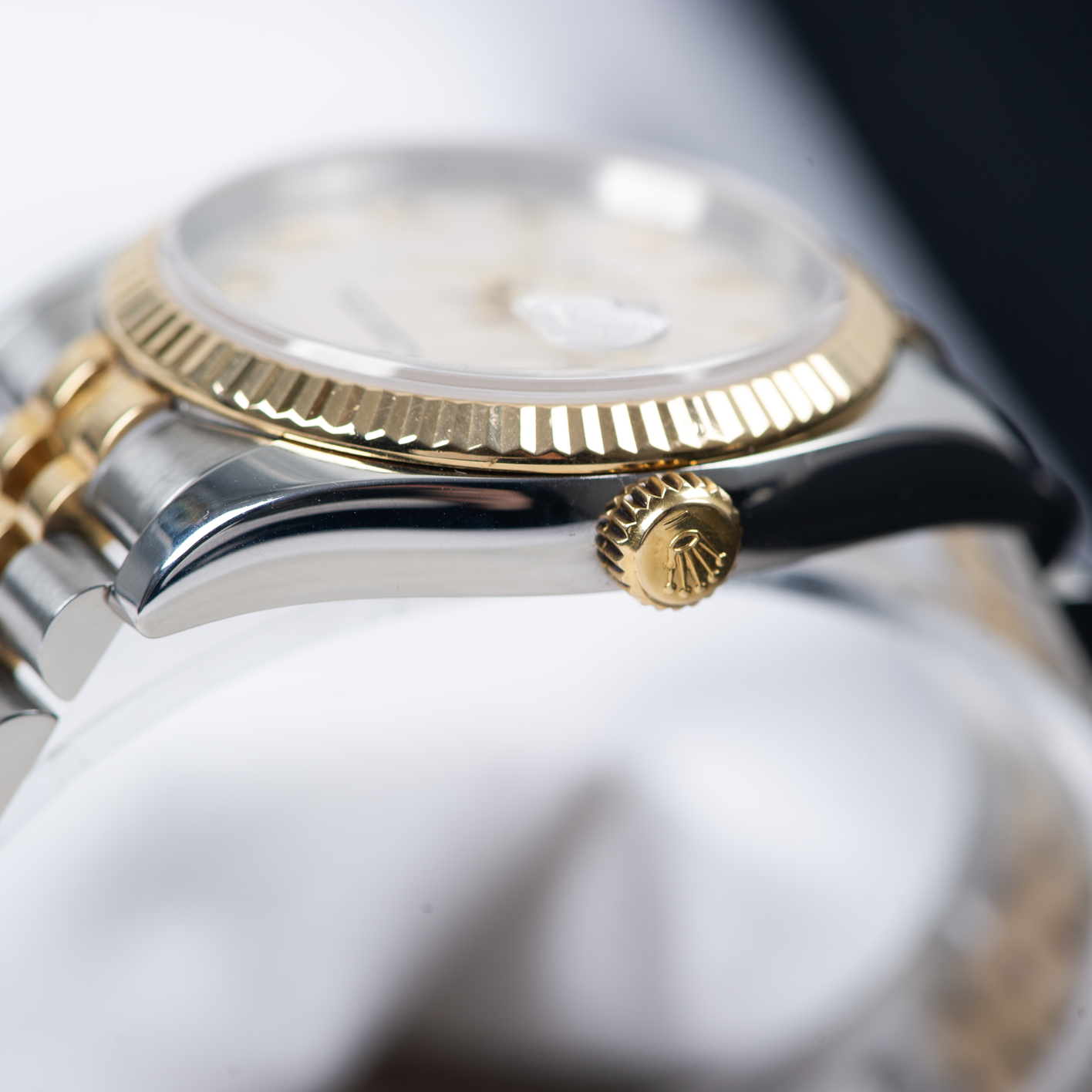 Rolex Oyster Perpetual Datejust 116233 Ivory Pyramid Dial 2005
