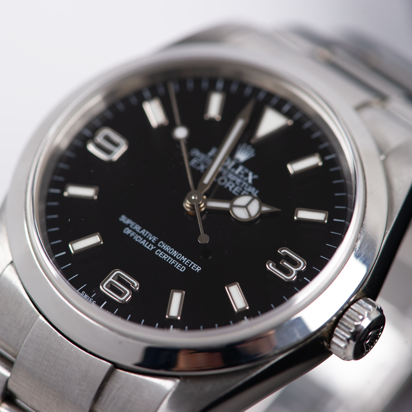 Rolex Oyster perpetual Explorer 114270 Black Dial 2004 With Papers
