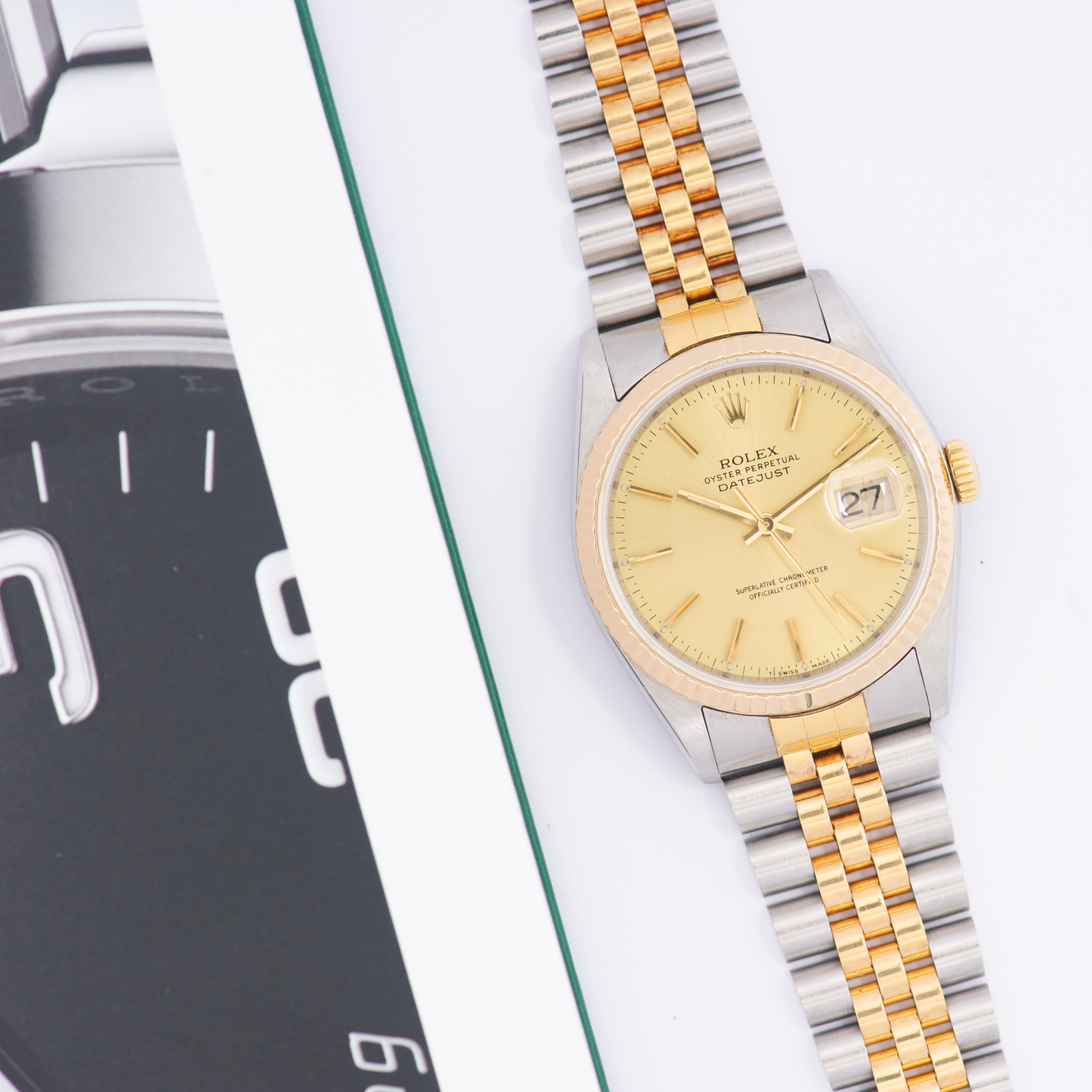 Rolex Oyster Perpetual Datejust 16233 Champagne Dial 1995