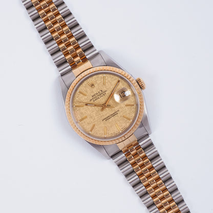 Rolex Oyster Perpetual Datejust 16233 Champagne dial 1991