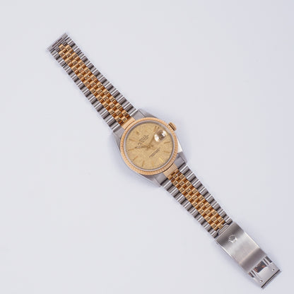 Rolex Oyster Perpetual Datejust 16233 Champagne dial 1991