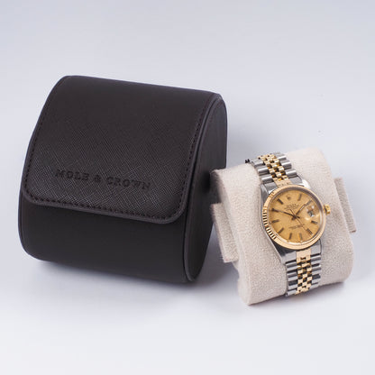 Rolex Oyster Perpetual Datejust 16013 Champagne Linen Dial 1984