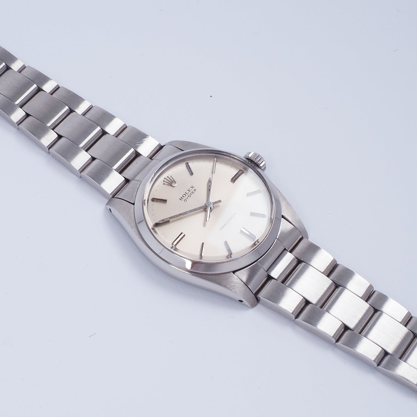 Rolex Oyster Precision No Date 6426 Silver Dial