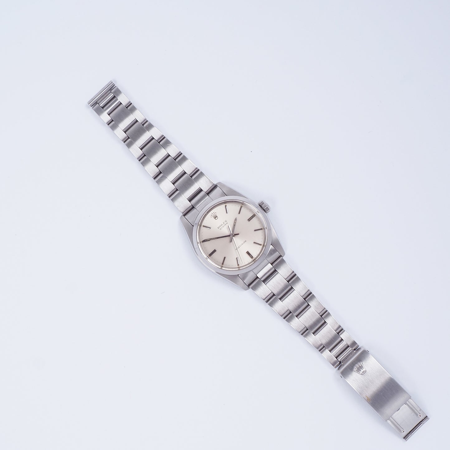 Rolex Oyster Precision No Date 6426 Silver Dial