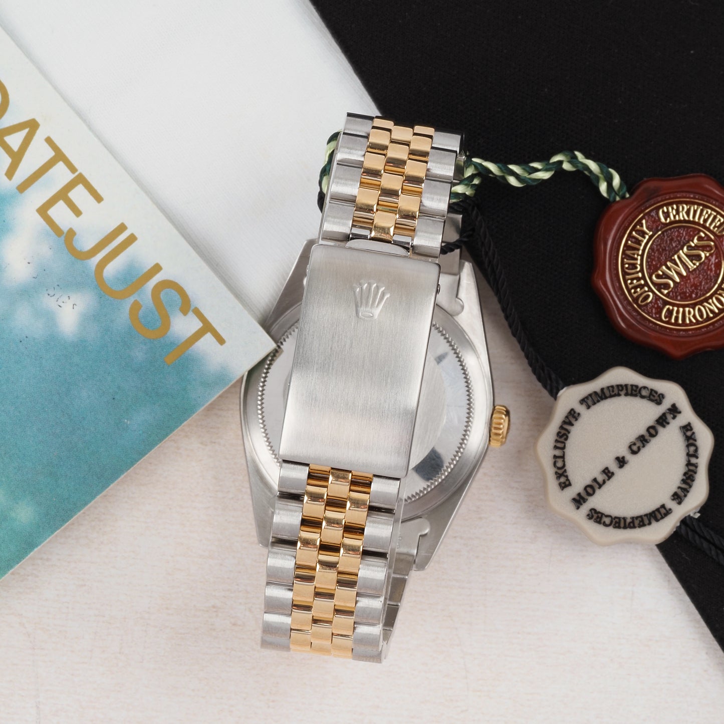 Rolex Oyster Perpetual Datejust 16233 Black Dial 1989 FULL SET
