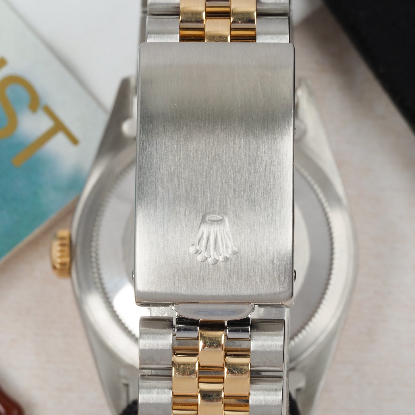 Rolex Oyster Perpetual Datejust 16233 Black Dial 1989 FULL SET