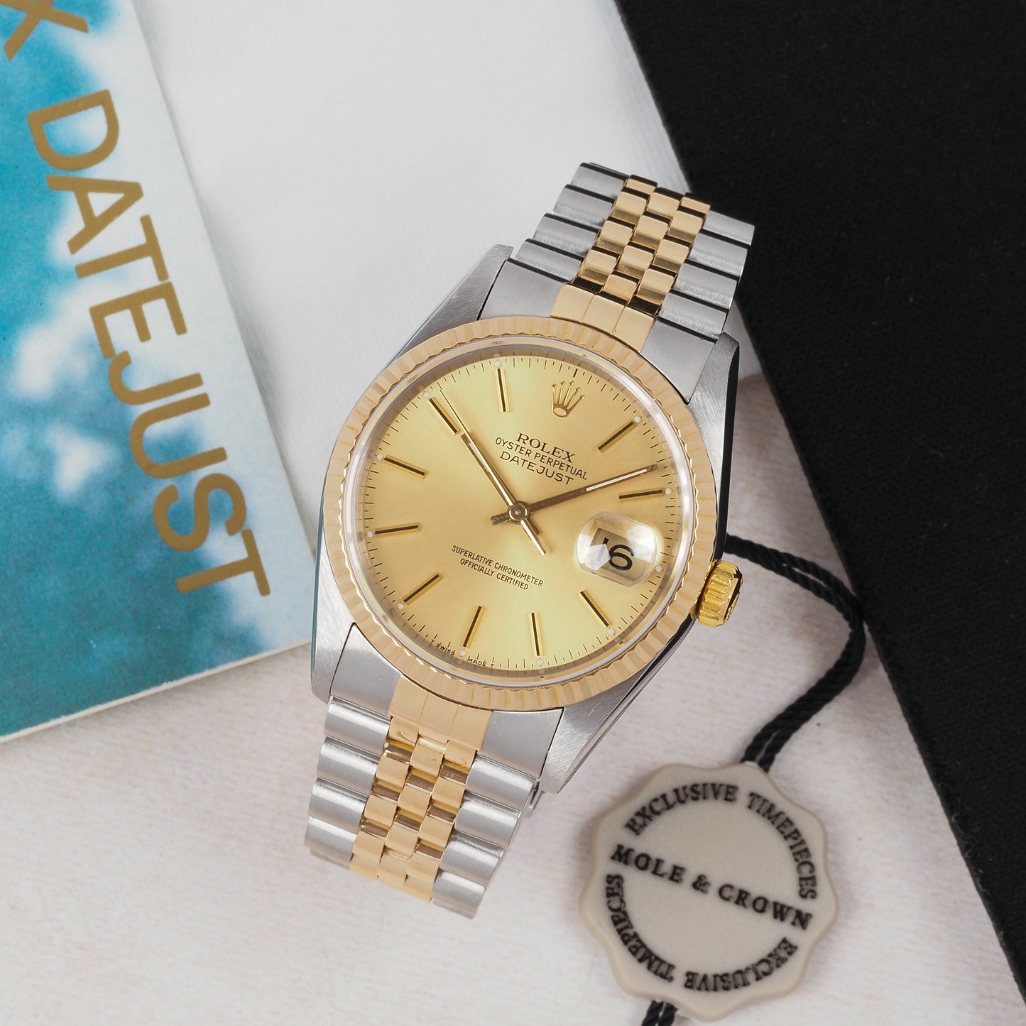 Rolex Oyster Perpetual Datejust 16233 Champagne Dial 1996