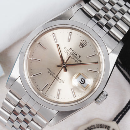 Rolex Oyster Perpetual Datejust 16200 Silver Dial 1990
