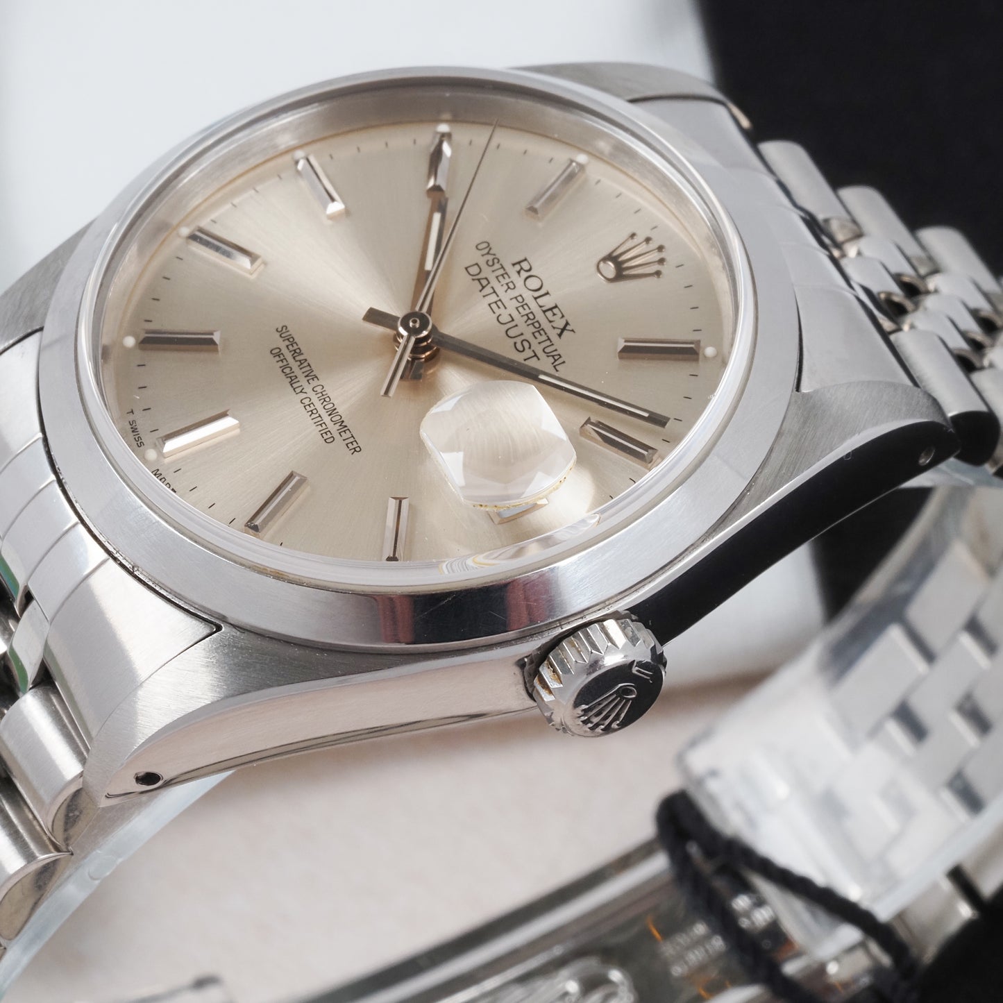 Rolex Oyster Perpetual Datejust 16200 Silver Dial 1990