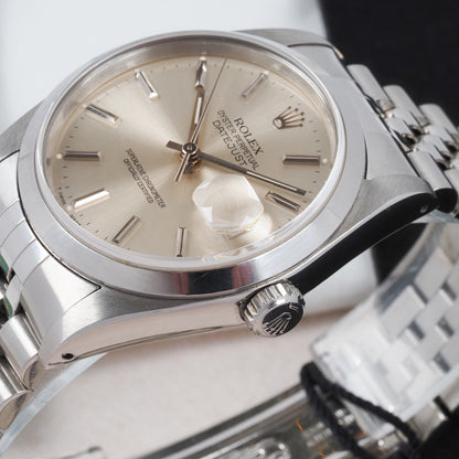 Rolex Oyster Perpetual Datejust 16200 Silver Dial 1990