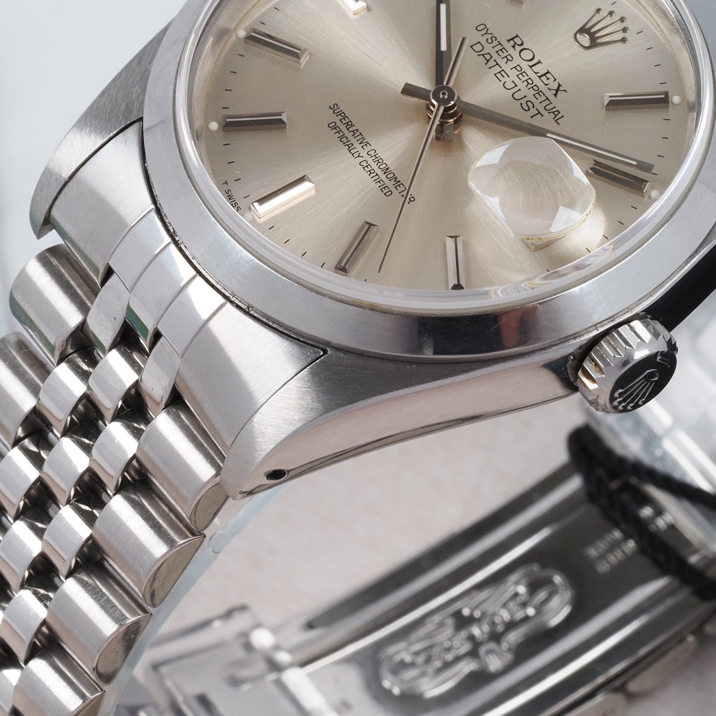 Rolex Oyster Perpetual Datejust 16200 Silver Dial 1990