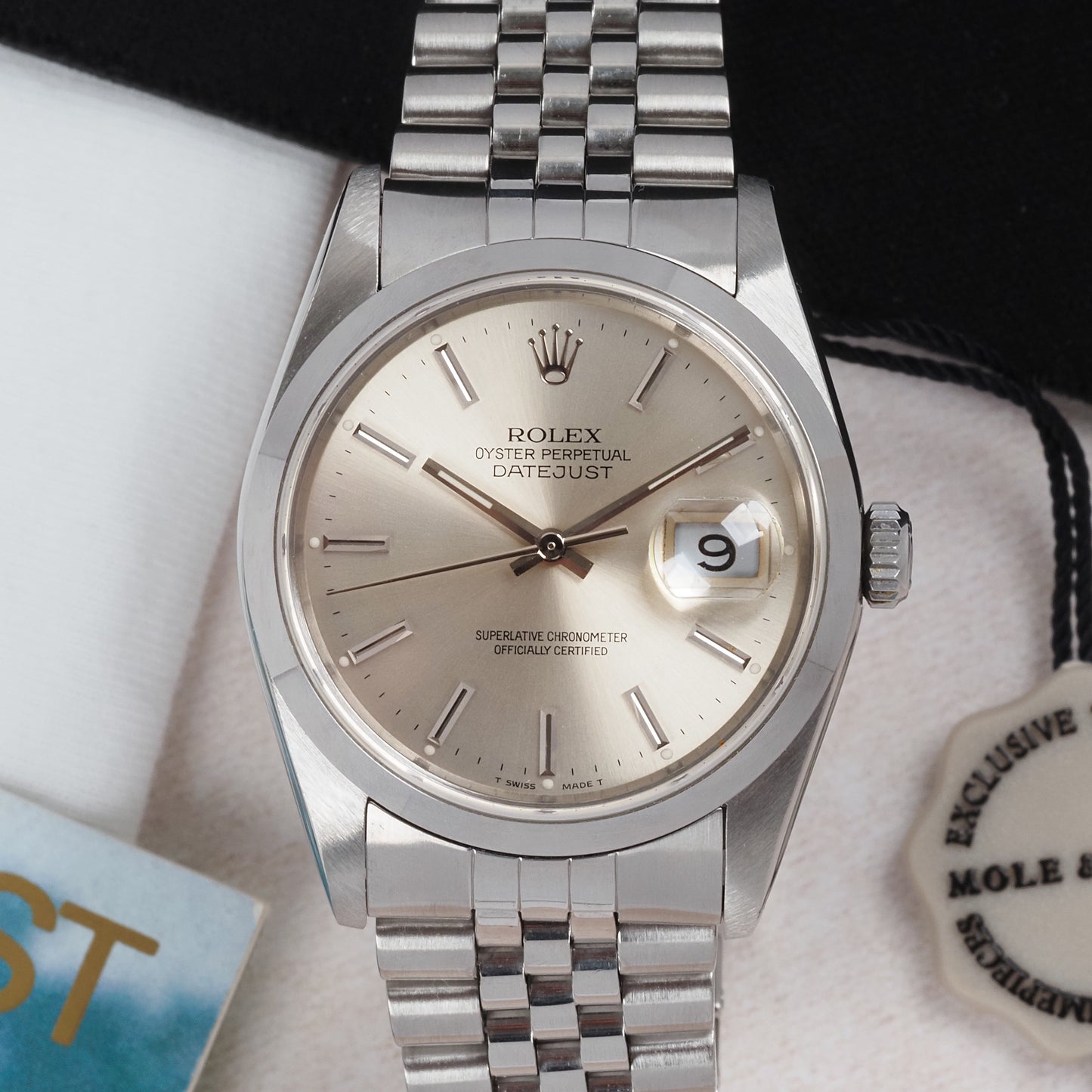 Rolex Oyster Perpetual Datejust 16200 Silver Dial 1990