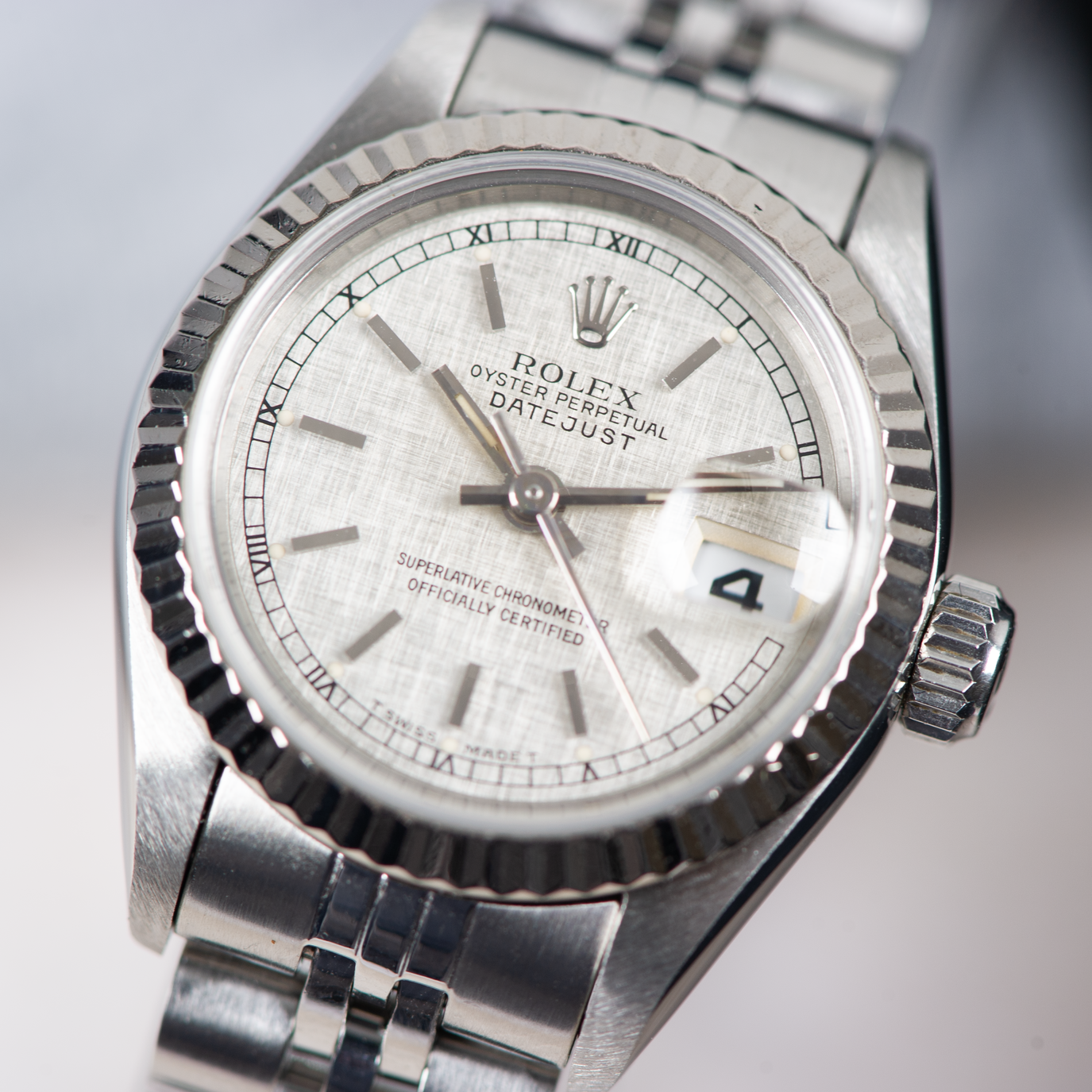 Rolex Oyster perpetual Lady Datejust 69174 Linen Dial 1991