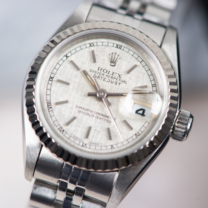 Rolex Oyster perpetual Lady Datejust 69174 Linen Dial 1991