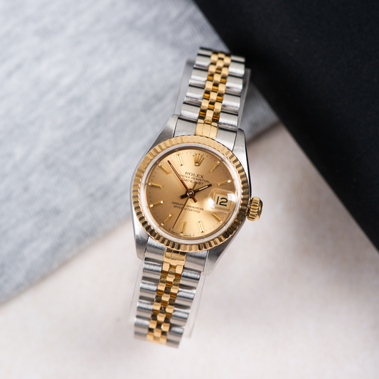 Rolex Oyster Perpetual Lady Datejust 69173 Champagne Dial 1995