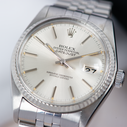 Rolex Oyster perpetual Datejust 16014 Silver Dial 1978
