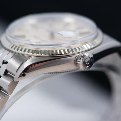 Rolex Oyster perpetual Datejust 16014 Silver Dial 1978