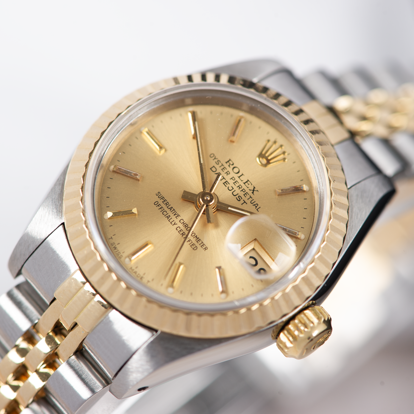 Rolex Oyster Perpetual Lady Datejust 69173 Champgane Dial 1984