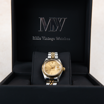 Rolex Oyster Perpetual Lady Datejust 69173 Champgane Dial 1984