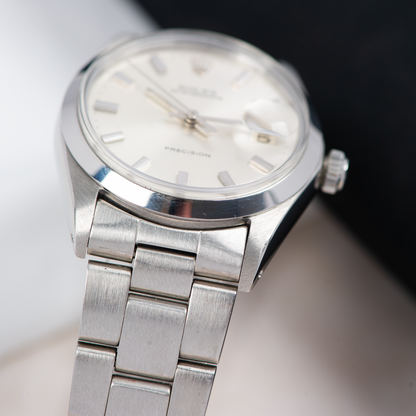 Rolex Oysterdate precision 6694 Silver Dial 1973