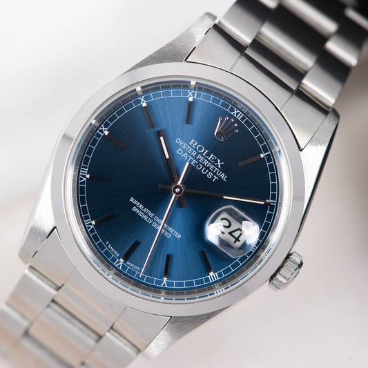 Rolex Oyster Perpetual datejust 16200 Blue Dial 1993