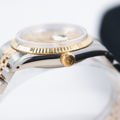 Rolex Oyster Perpetual Datejust 16013 Champagne Dial 1988
