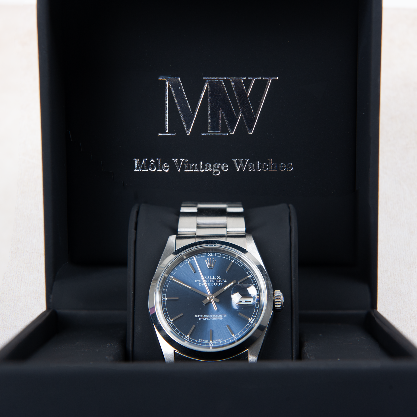 Rolex Oyster Perpetual datejust 16200 Blue Dial 1993