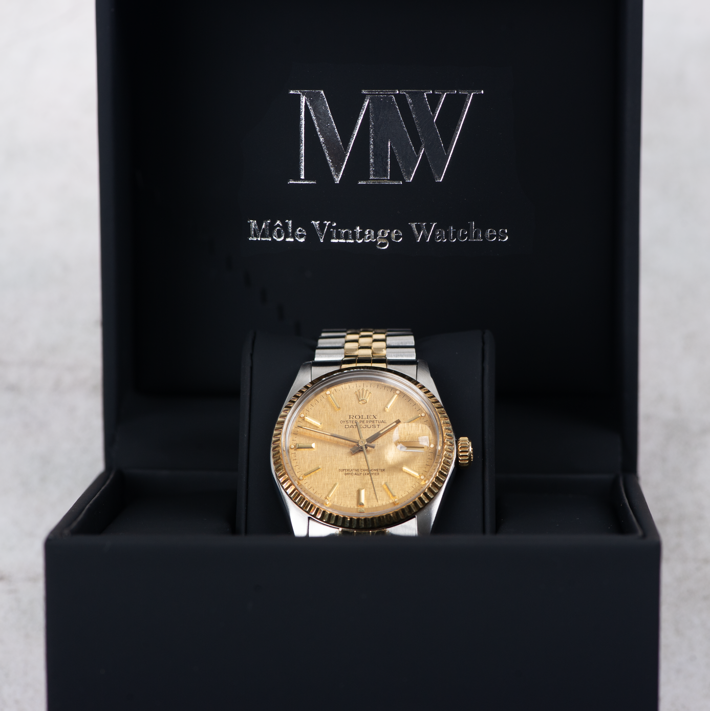 Rolex Oyster Perpetual Datejust 16013 Linen Dial 1985