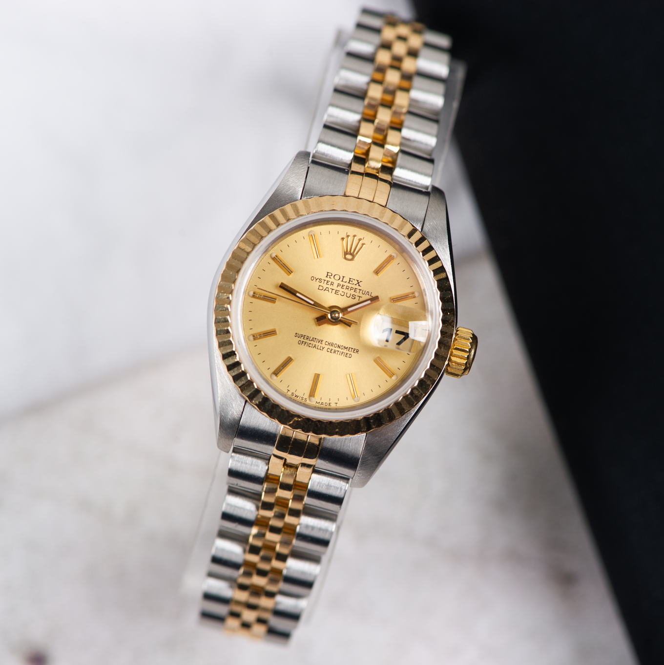 Rolex Oyster Perpetual Lady Datejust 69173 Champagne Dial 1996 Rolex Oyster Perpetual Lady Datejust 69173 Champagne Dial 1996