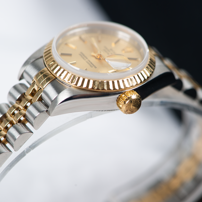 Rolex Oyster Perpetual Lady Datejust 69173 Champagne Dial 1996
