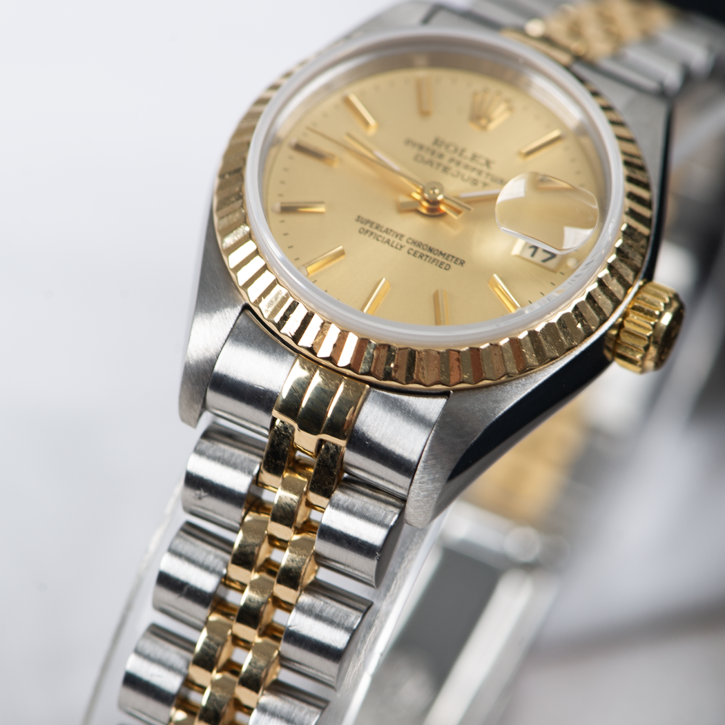Rolex Oyster Perpetual Lady Datejust 69173 Champagne Dial 1996